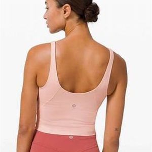 Lululemon size 0 light pink define bra tank